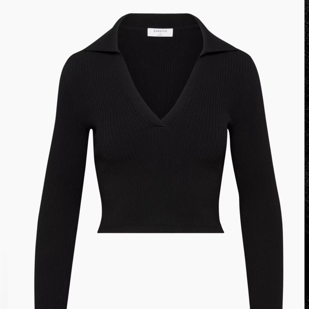 Sculpt Knit Polo Longsleeve